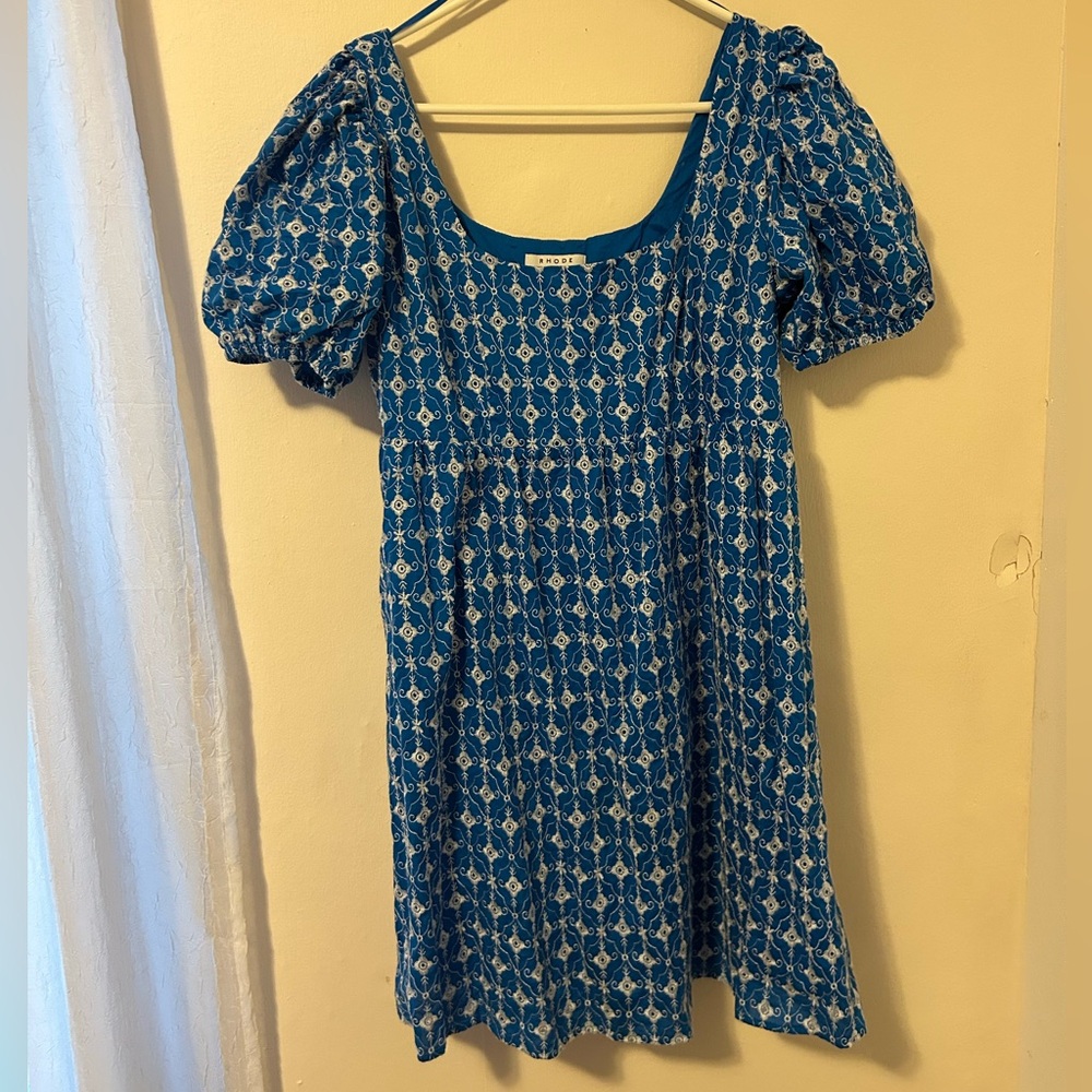 RHODE Blue Floral Dress